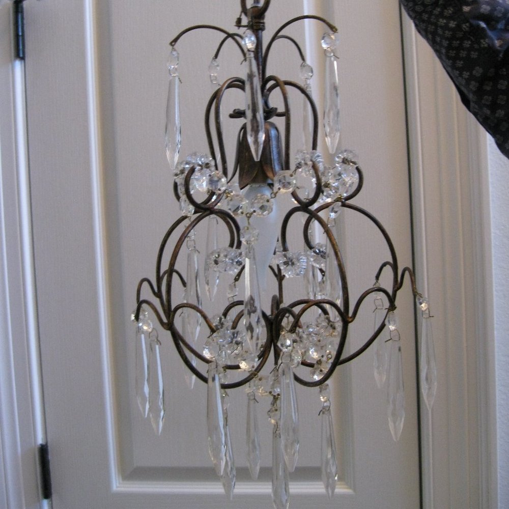 Vintage French Country Style Mini Chandelier